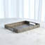 Kokoro Etched Rectangular Tray-Nickel-Lg-50159163