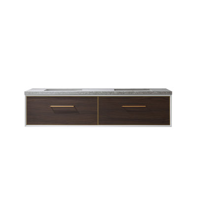 Ensemble de meuble-lavabo double 72 "