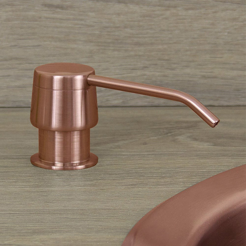 Brushed Steel 270Ml Integrated Kitchen Sink Soap Dispenser 846913C92E524F58B0E914FC155D0263, Copper
