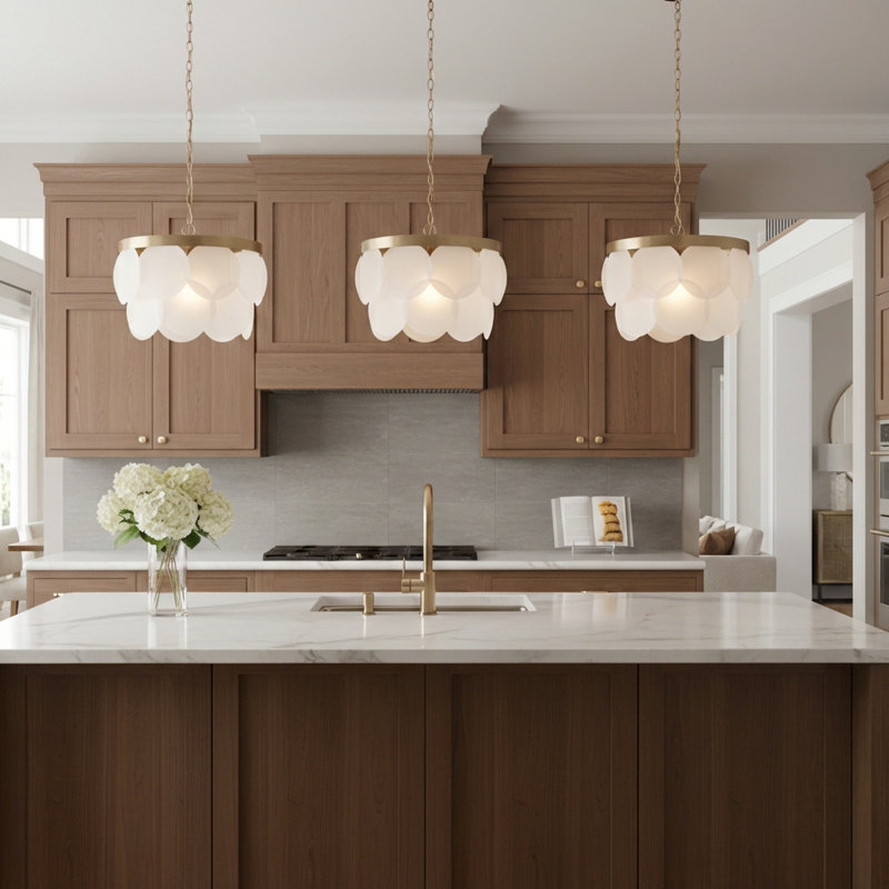 Mellita 6 - Light Chandelier, No, Not Energy Star, Satin Bronze