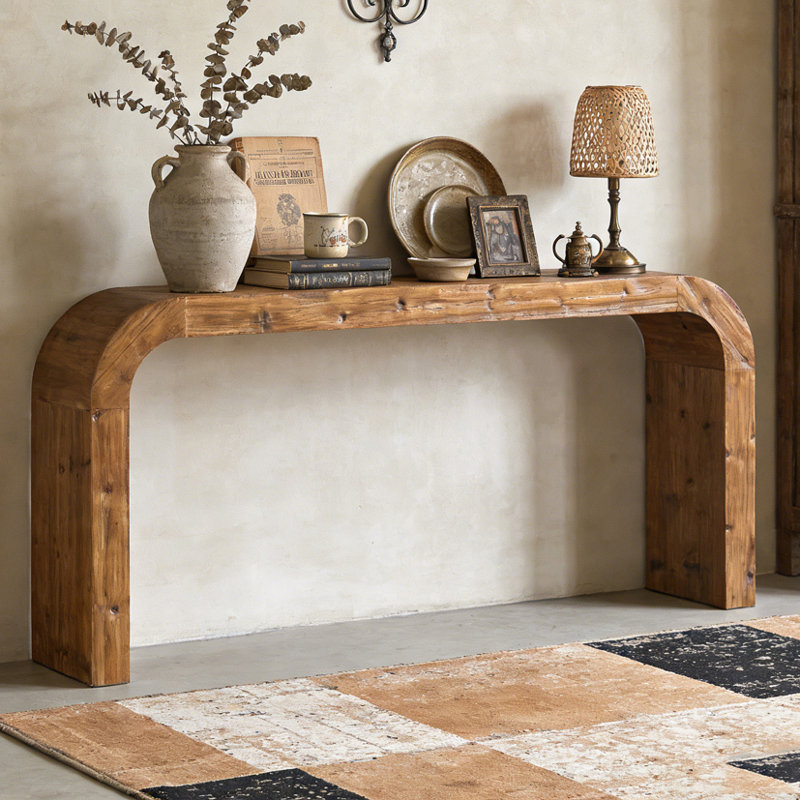 Table de canapé en bois Farmhouse