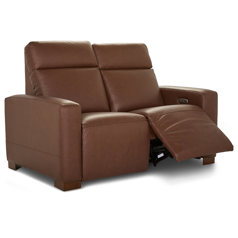  Causeuse inclinable en cuir avec appui-tête Acadia