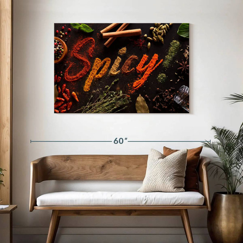 Yarlin Spicy Typography, 30" H x 45" W