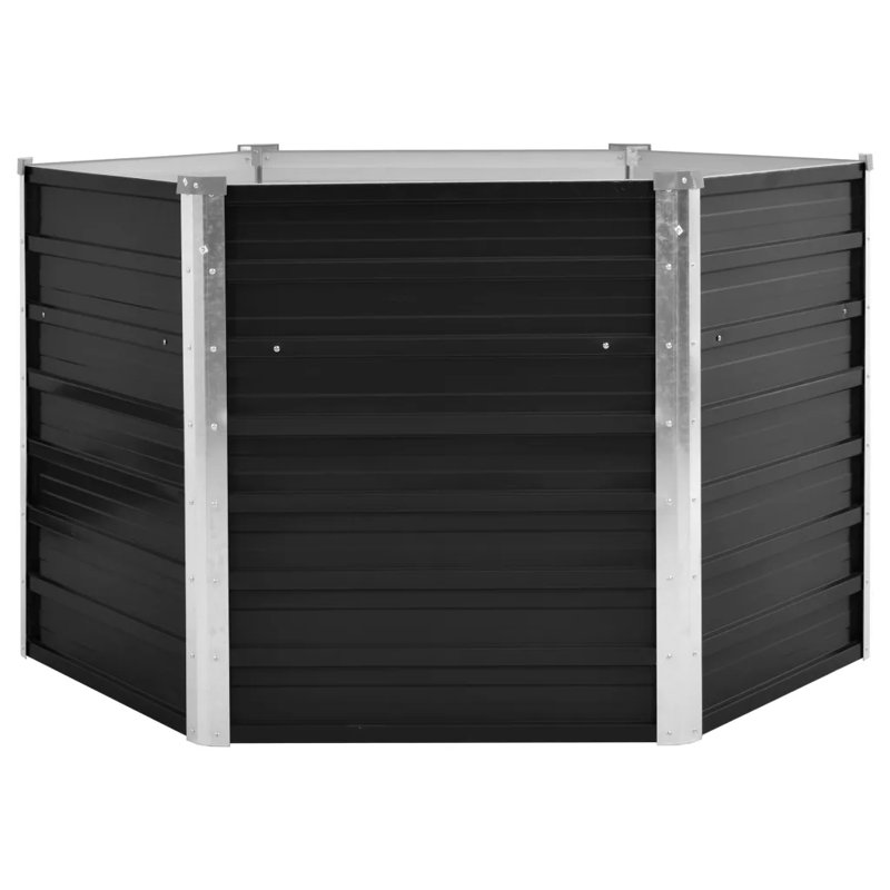 Alistair Metal Planter Box, 77 cm H x 129 cm W x 129 cm D