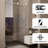 44"-48" W x 76" H Reversible Frameless Single Sliding Shower Door with 3/8" Clear Tempered Glass-99356187