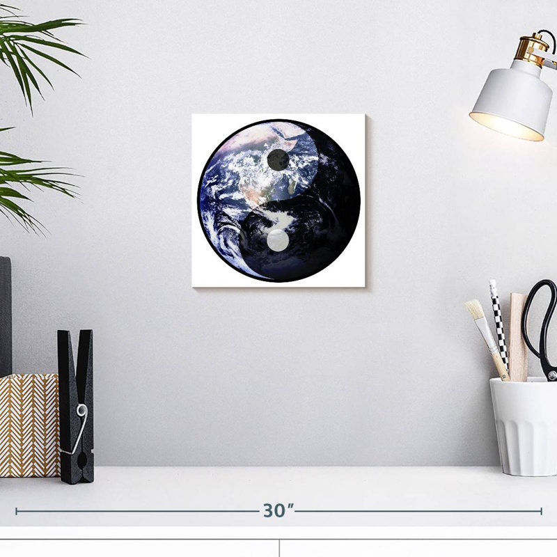 Terre Khelsey Yin Yang, H 10 po x l 10 po
