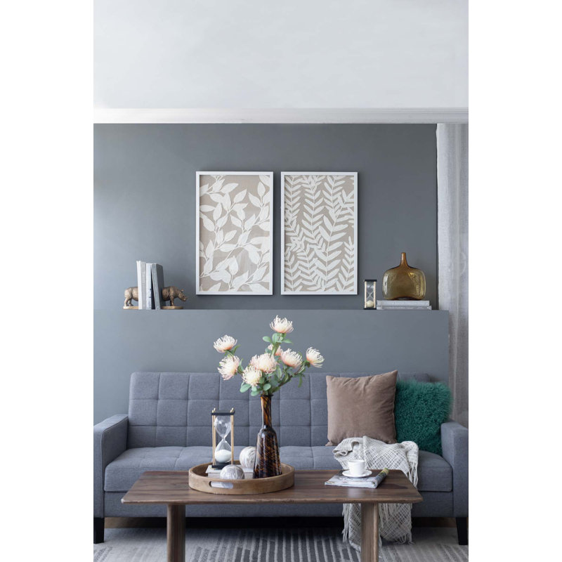 S/2 Shadow Box Wall Decor, 19.5X1x31.5"