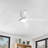 Dc Motor Indoor Flush Mount Ceiling Fan With Light Kit And Remote-530119019-536125090-530119017