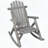 Heavy-Duty Fir Wood Porch Rocker with Ergonomic Design-1586266550