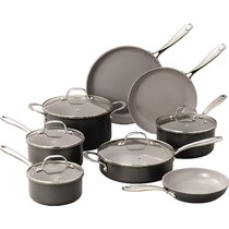 SENSARTE Nonstick Ceramic Cookware Set 13-Piece, Healthy Pots and Pans Set,  Non