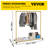 Zanas 59.1'' Rolling Industrial Pipe Clothing Rack