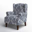 Fauteuil d'appoint à oreilles rembourré Anndi-88046192