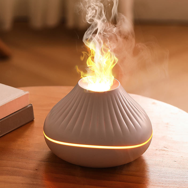 Rack 2026 nouvelle machine d'aromathérapie à flamme colorée USB humidificateur à la maison machine à aromathérapie à billes de flammes