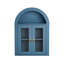Armoire murale arquée moderne avec tablettes réglables et éclairage à DEL pour le rangement des médicaments dans la salle de bain-122820568