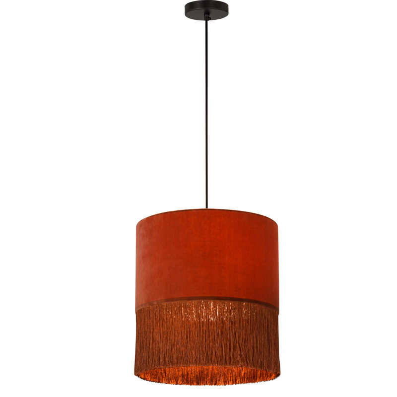 Luminaire suspendu cylindrique à 1 lumière Lottie