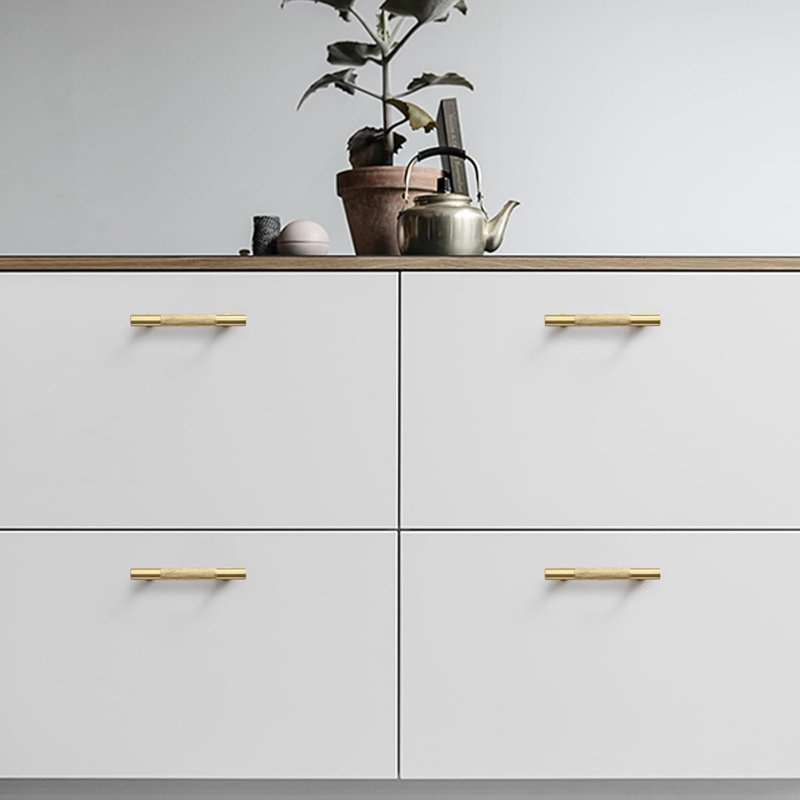 Poignées d'armoire en laiton antique Urnew, poignées de tiroir en relief de 3 pouces pour meubles modernes, garde-robe, cuisine et armoires de salle de bain