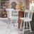 Derene Swivel Solid Wood Counter Stool-81366004