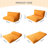 Holly-Madison Bean Bag Floor Sofa Bed-820702298-820702300