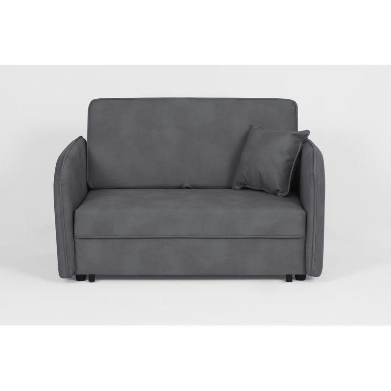2 Seater Fabric Sofa Bed, Grey