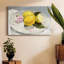Citrons sur une plaque II - Toile tendue avec châssis-1461914240