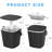 Portable Ice Bucket Table For Parties 3 In1 Ice Cooler Cocktail Patio Cool Bar Table For Camping  Poolside Party