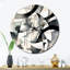 Horloge murale géométrique abstraite Neutre XIII-897941951