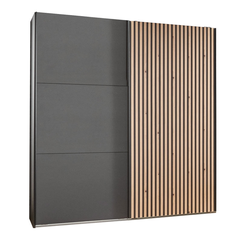 Adelinah 2 Door Manufactured Wood Wardrobe