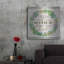 Art mural en métal luxueux «Grateful Heart Succulent Wreath» par Cindy Jacobs, 36 po x 36 po