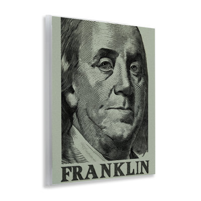 Franklin's Influence Portrait Wall Plaque, design by Svetlana Aleynikova
