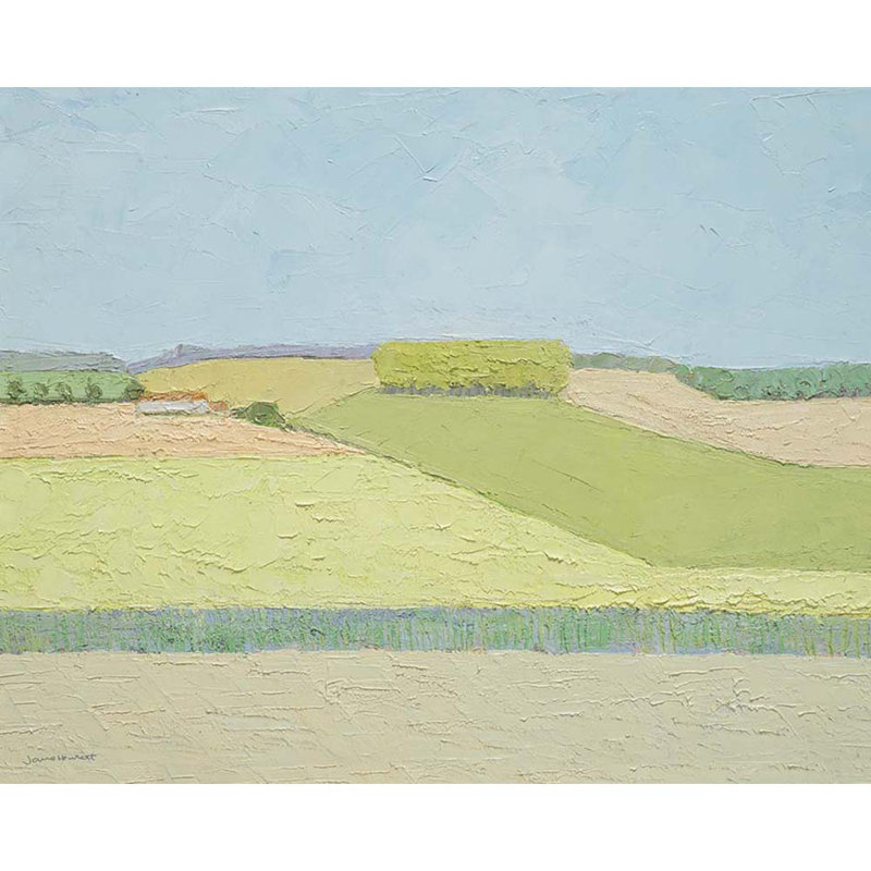 Suffolk Farmhouse by Jane Hewlett - Print, Canvas