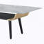 Table basse Landon de 47 po avec plateau en verre marbré gris et bois cintré-2139316193