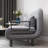 Folding Sofa Chair in Grey, Compact and Comfortable for Versatile Seating and Space-Saving Solutions.