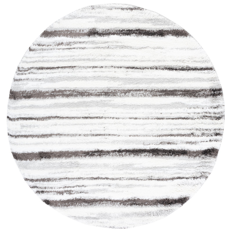Davyan Performance Striped Rug, Round 7'