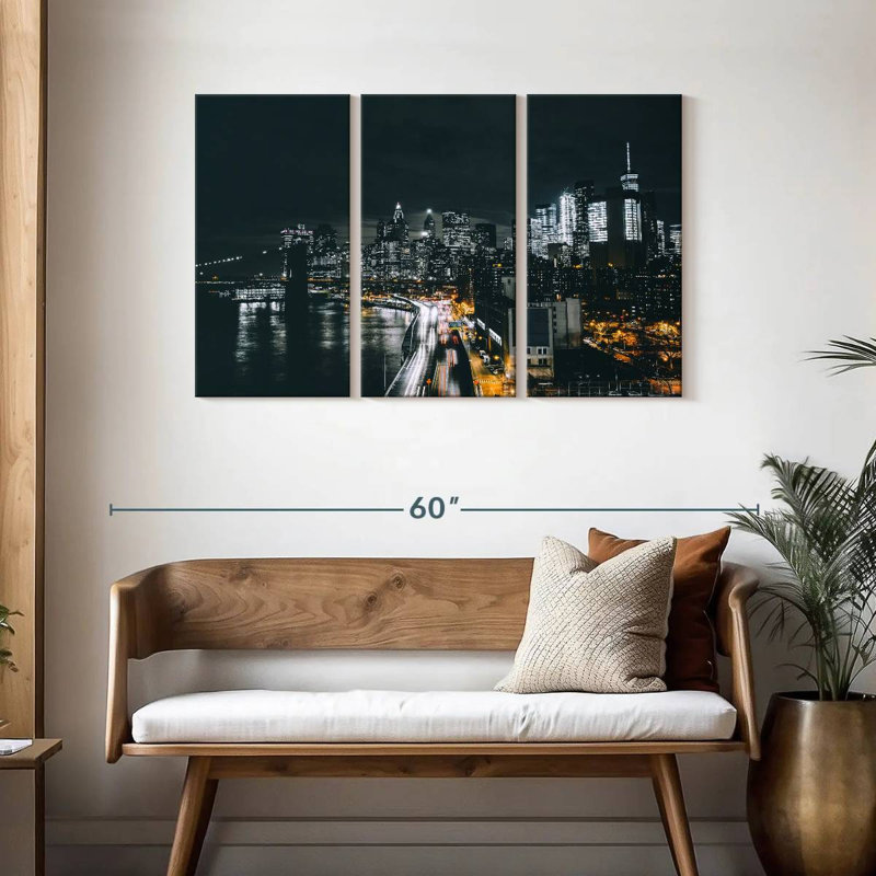 Sirci Late Night Manhattan NY, H 28 po x l 45 po