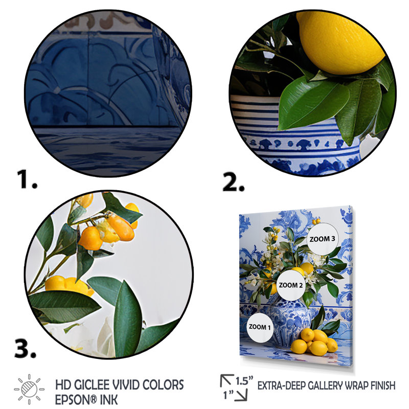 Carreaux grecs nature morte cuisine III - Boho Pottery, art mural, H 44 po x l 34 po x P 1,5 po, Cadre photo noir simple
