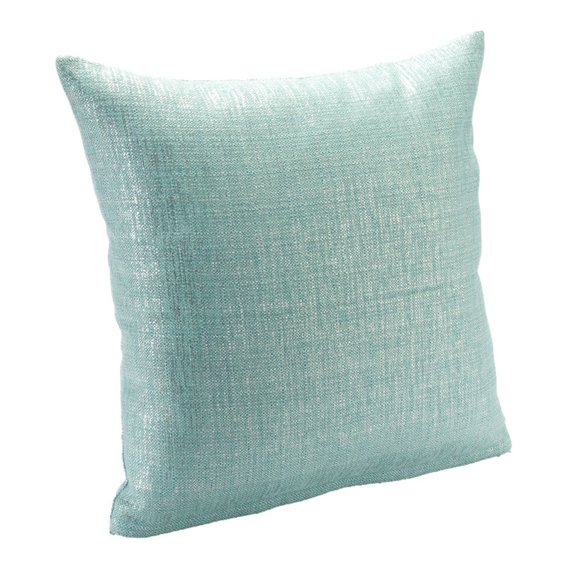 Sparkly Throw Pillow, Aqua, 16"