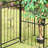 86" Garden Arch Gate, Metal, Trellis For Wedding Ceremony, Locking, Planter , Vines 86.5" H Arch, Wedding, Grape