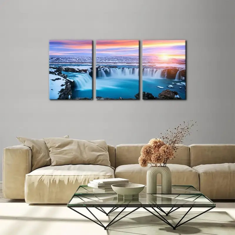 3 Piece Wrapped Canvas Painting