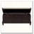 Classic Storage Bench with 3 Drawers, Hidden Compartment, and Cushioned Seat-1950075422
