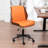 Bryonie Faux Leather Upholstered Armless Office Chair-1609716463