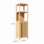 Large capacity multifunctional bamboo storage cabinet furniture for bathroom and living room