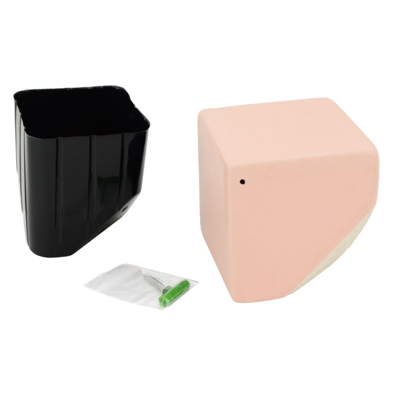 Earhart Ceramic Wall Planter, Coral