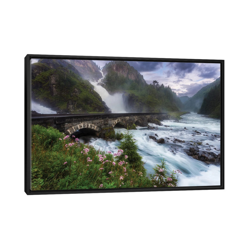 La Tefossen by Arvid Björkqvist - Print on Canvas