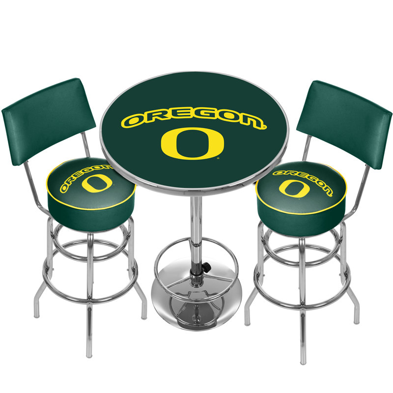 Ensemble de table bistro 3 pièces NCAA, Université de l'Oregon