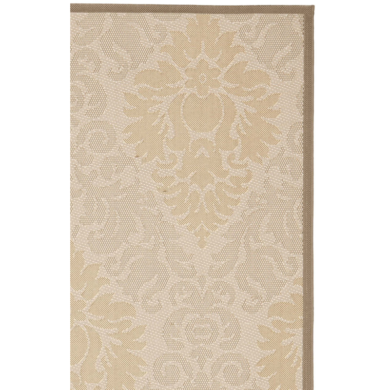 Arneshia Beige Indoor/Outdoor Area Rug, Rectangle 9' x 12'