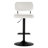 Adjustable Height 360° Swivel Bar Stools With Upholstered Backrest-1334647025