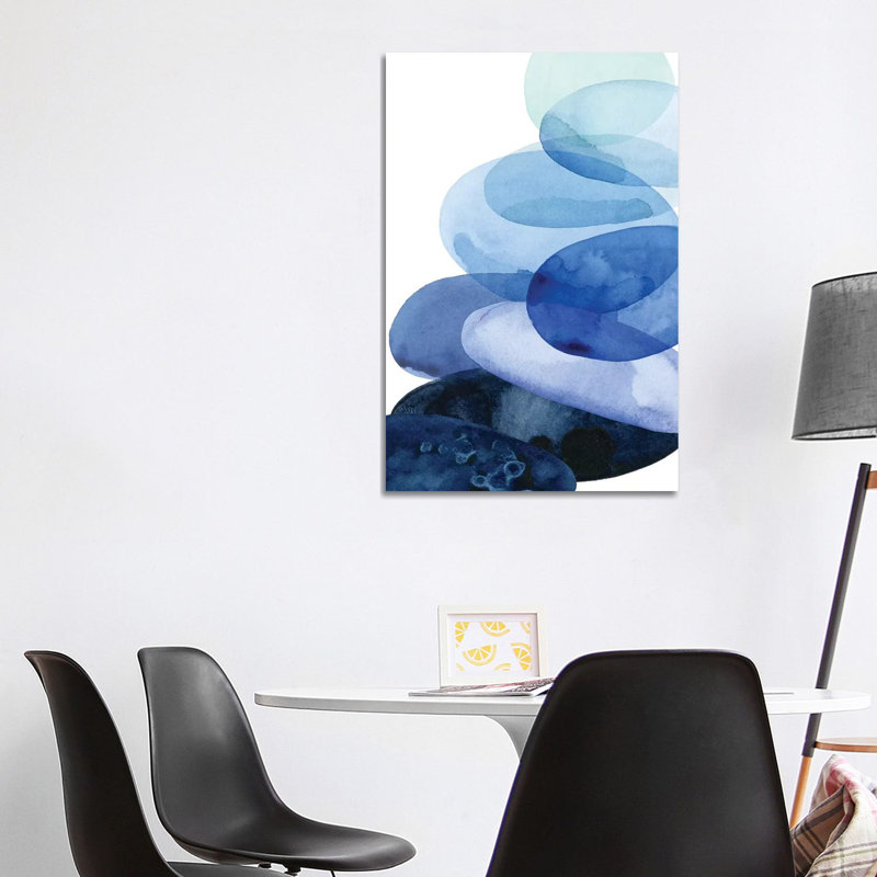 River Worn Pebbles I 1 Piece Wrapped Canvas Painting, 101.6cm H x 66.04cm W x 1.91cm D
