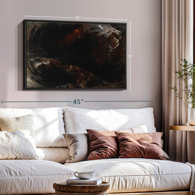 " The Deluge 1834 Wall Art ", 21" H x 31" W