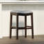 31In. H Bar-Height Wood Barstool With Faux-Leather Seat, 1Pc-1981906294