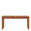 Arianna Solid Wood Rubberwood Outdoor Bench